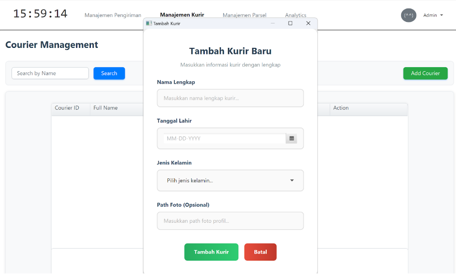 Logistic Management App