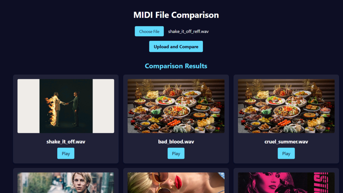 Algorithm-based Image and Audio Similarity Searcher